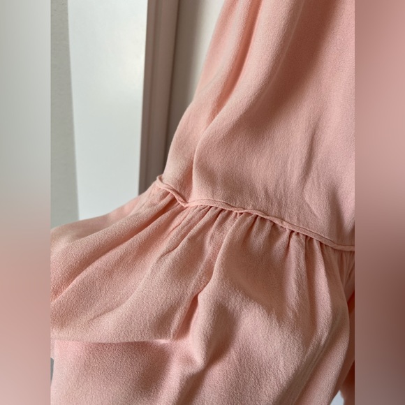 J Crew Point Sur Blush V-neck Dress Size 0 - Picture 7 of 8